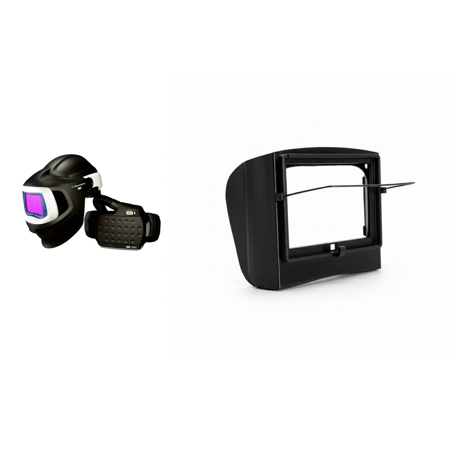 Adapter for 3M Speed Glass 9100 MP Helmet
